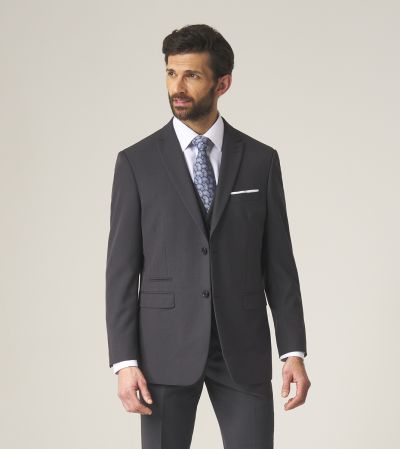 Madrid Tailored Suit Charcoal Grey