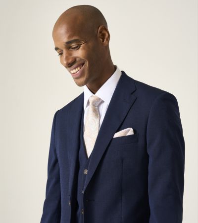 Caspian Suit Tailored Jacket Navy Blue