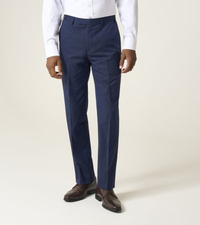 Caspian Suit Tapered Slim Trousers Navy Blue