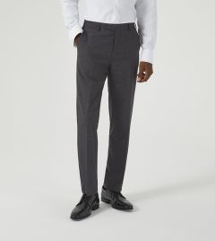 Norris Suit Tailored Trousers Charcoal Grey Check