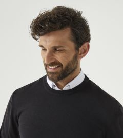 Alex Merino Blend Crewneck Jumper Black