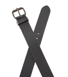 York Premium Leather Belt Black