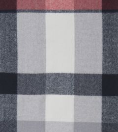 Reed Red / Grey Check Scarf