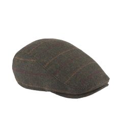 Matthew Flat Cap Green / Brown Check