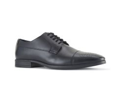 Black Toe Cap Brogue