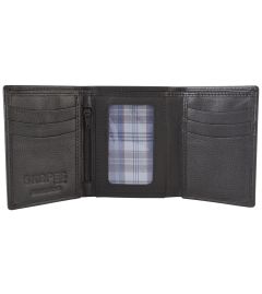 Leather Small Wallet Black