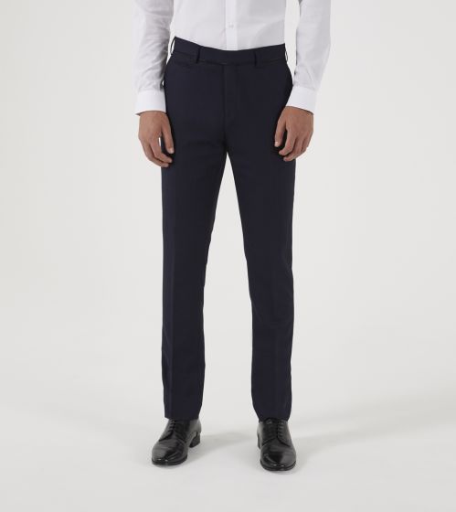 Ted Baker Wide Leg Tailored Trousers in Dark Navy - ShopStyle